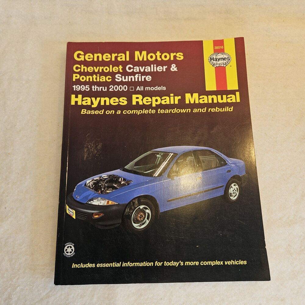 General Motors Chevrolet Cavalier Pontiac Sunfire:1995 Thru 2000 Haynes 38016